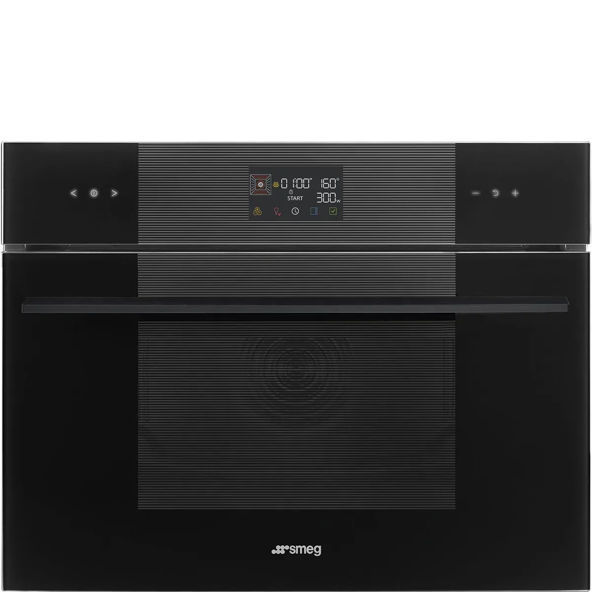 Компактный духовой шкаф Smeg SO4102M1B3 с СВЧ